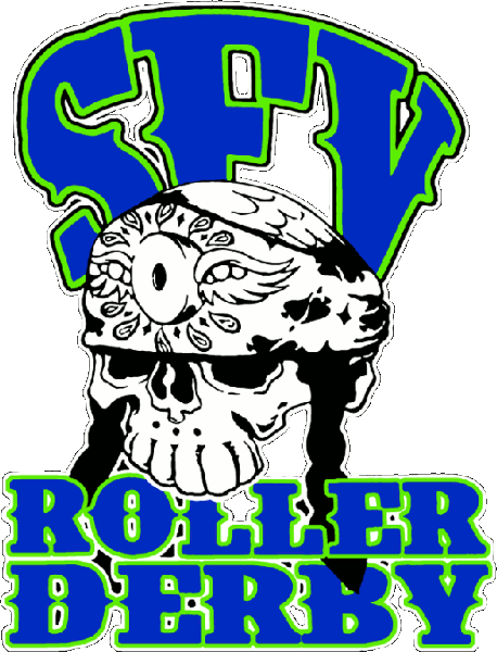 San Fernando Valley Junior Roller Derby logo